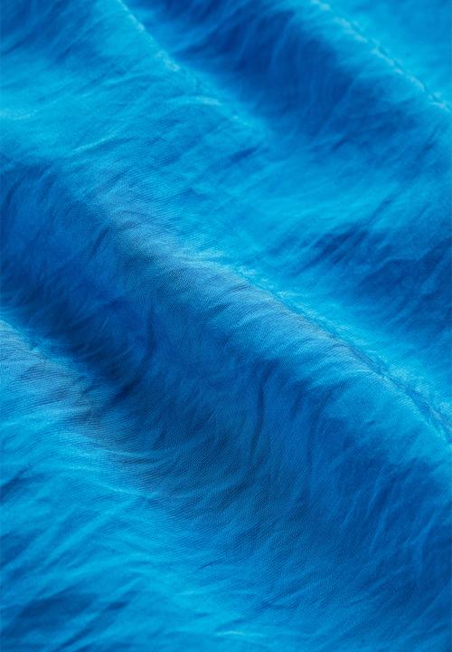 H&M - Smocked-waist dress - bright blue 