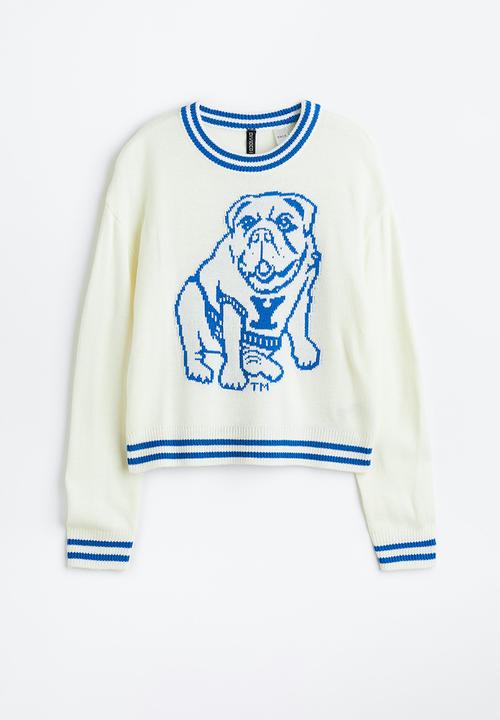 H&M - Motif-front jumper - white