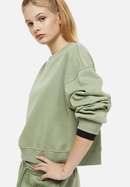 H&M - Sweatshirt - khaki green