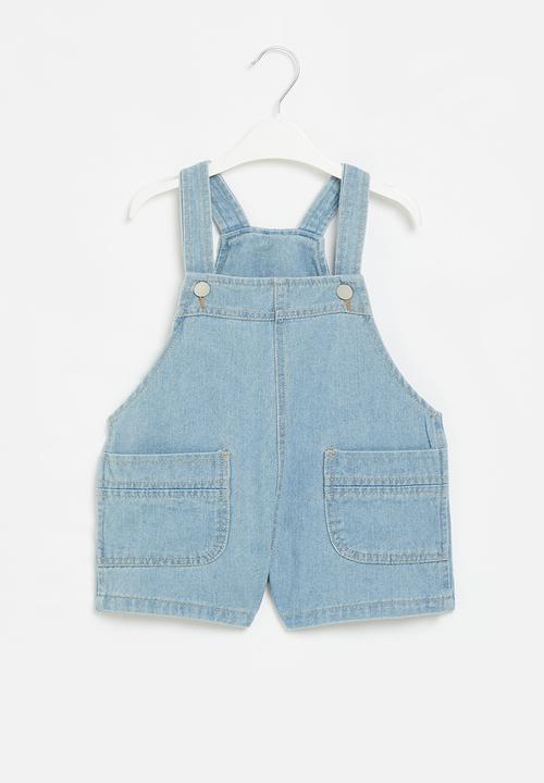 Pop Candy - Girls dungaree - blue