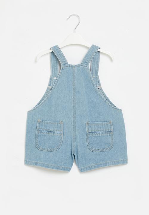 Pop Candy - Girls dungaree - blue