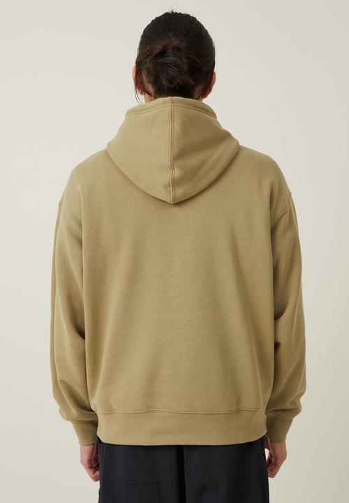 Cotton On - Oversized graphic hoodie - blair green/fuji park
