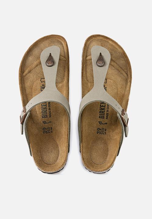 Birkenstock - Gizeh birkibuc regular - stone