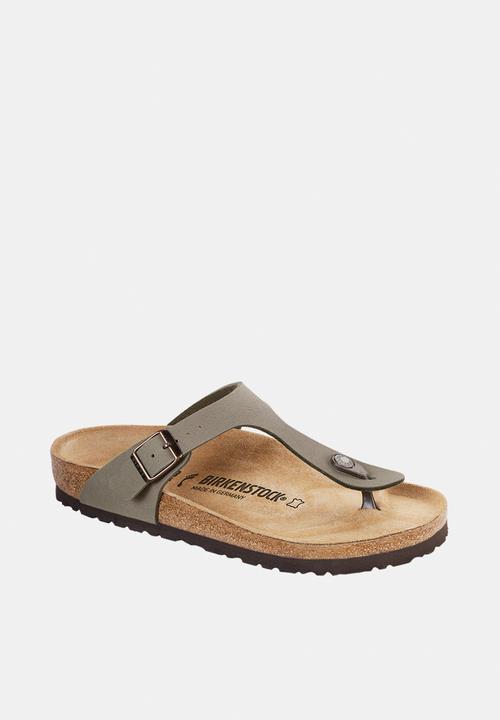 Birkenstock - Gizeh birkibuc regular - stone