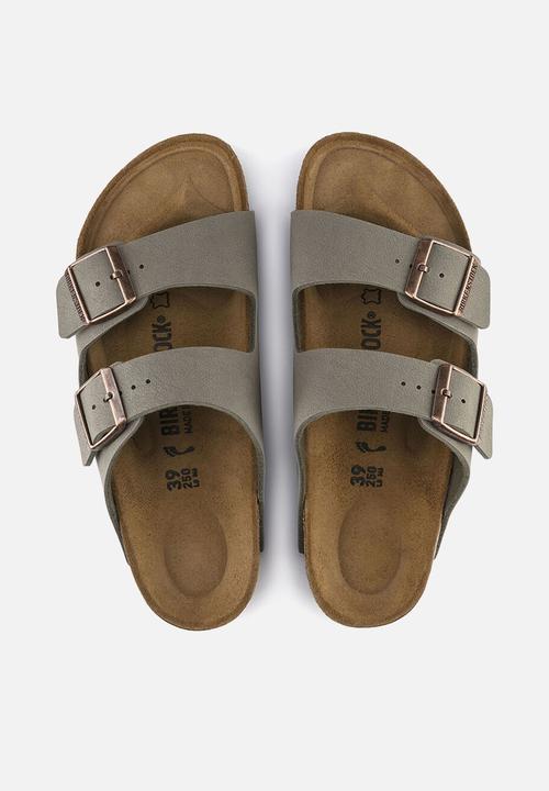 Birkenstock - Arizona birkibuc narrow - stone