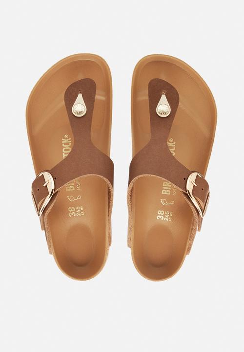 Birkenstock - Gizeh big buckle nl oiled leather regular - cognac