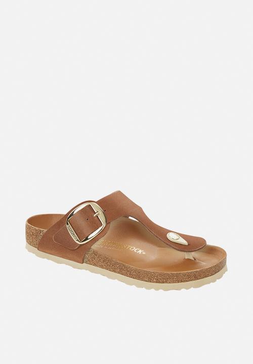 Birkenstock - Gizeh big buckle nl oiled leather regular - cognac