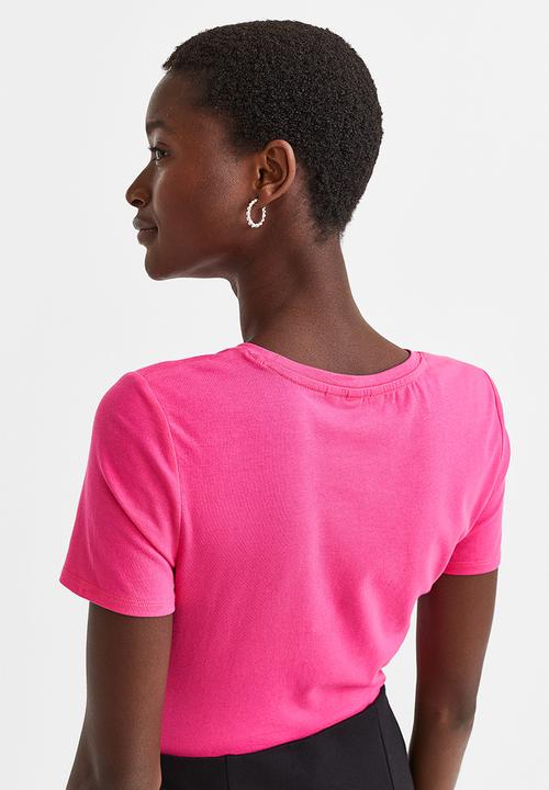 H&M - Twist-detail top - pink
