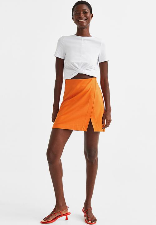 H&M - Twist-detail top - white