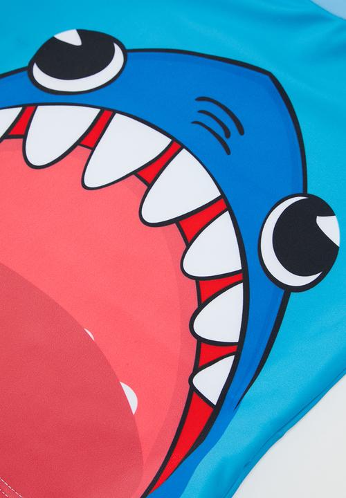Pop Candy - Boys swim set - light blue and red