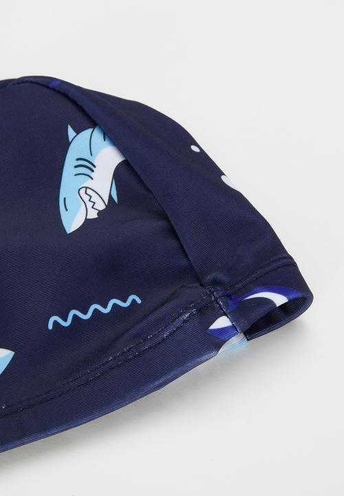 Pop Candy - Boys swimming cap and short set -blue 