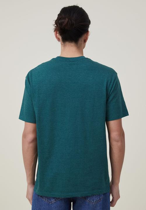 Cotton On - Loose fit souvenir T-shirt - evergreen/chippewa