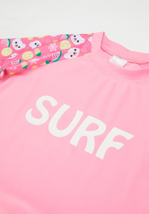 Pop Candy - Girls Swim set with cap - pink