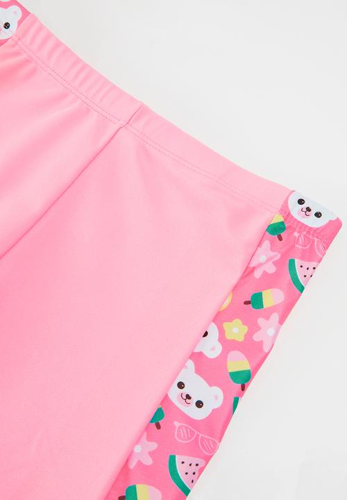 Pop Candy - Girls Swim set with cap - pink