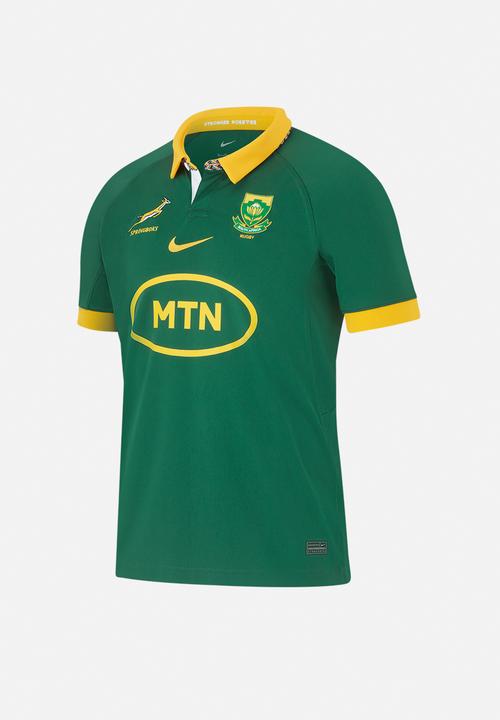 Nike - Women's Springbok stadium jersey home - gorge green/university gold