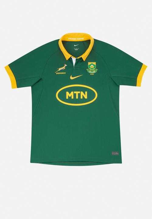 Nike - Women's Springbok stadium jersey home - gorge green/university gold
