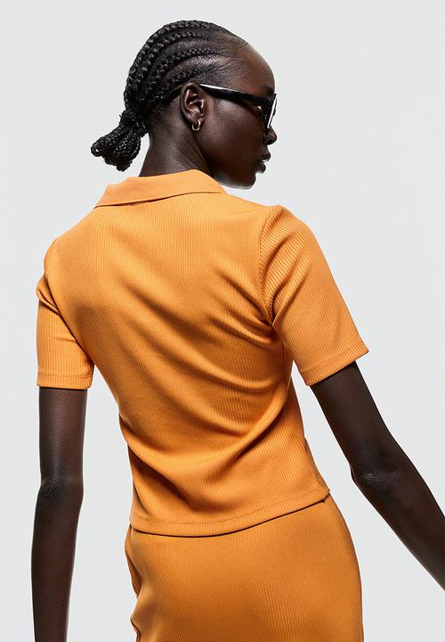 H&M - Collared top - orange