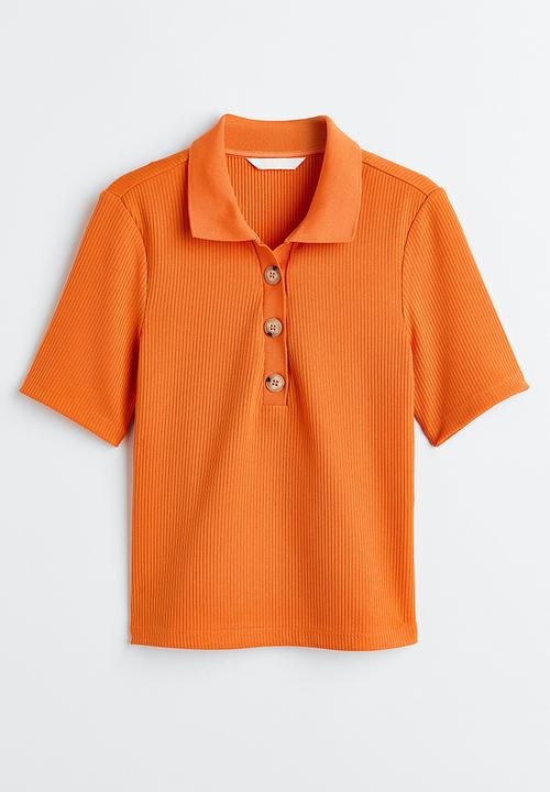 H&M - Collared top - orange