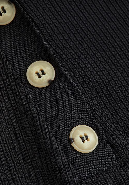 H&M - Collared top - black