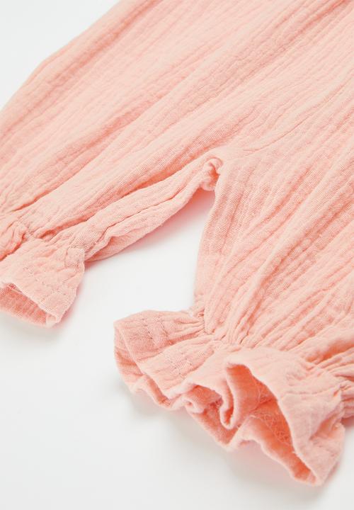 Pop Candy - Tie strap jumpsuit - dusty pink