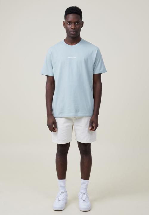 Cotton On - Easy T-shirt - light jade/avenue studios