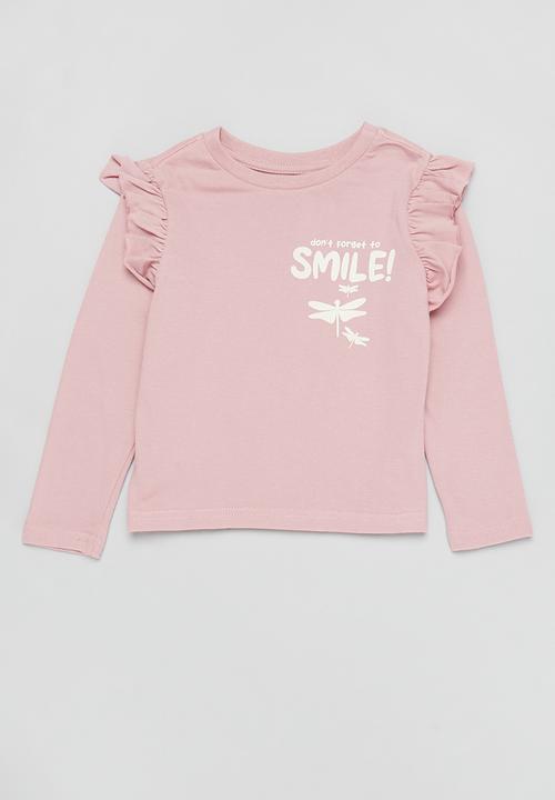 Pop Candy - 2 Pack graphic tees - pink & white