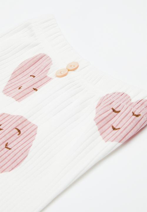 Pop Candy - Girls pj set - pink & white