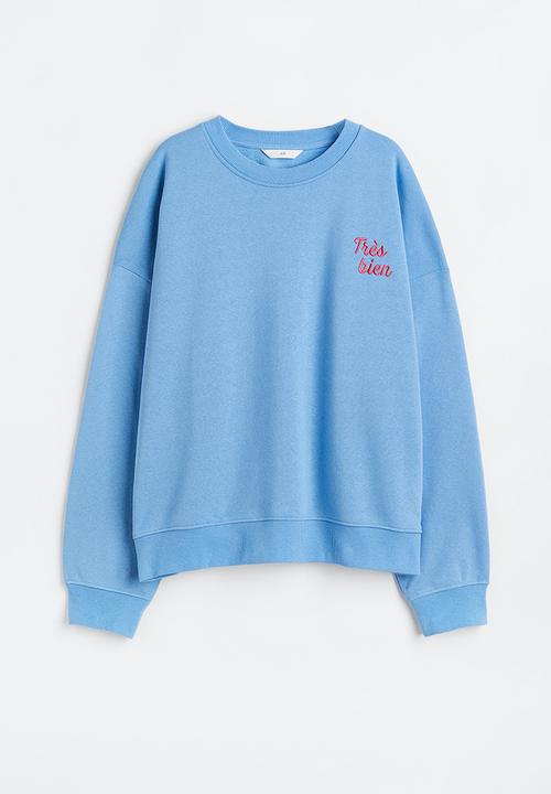 H&M - Crew-neck sweatshirt - blue/très bien 