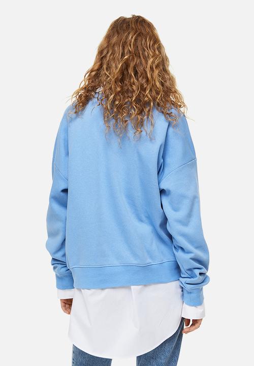 H&M - Crew-neck sweatshirt - blue/très bien 