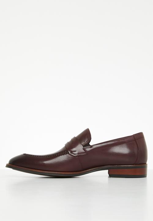 POLO - Penny leather loafer - burgundy