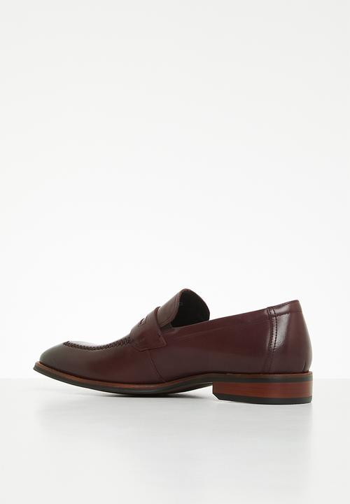 POLO - Penny leather loafer - burgundy