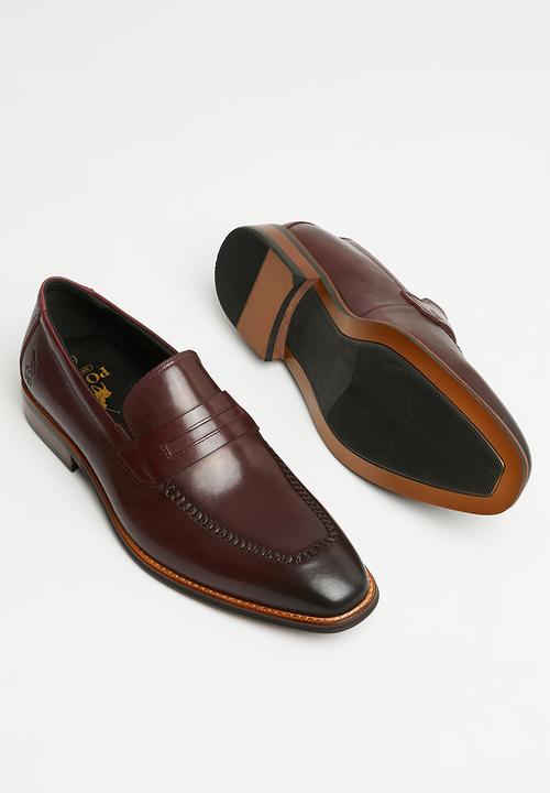 POLO - Penny leather loafer - burgundy