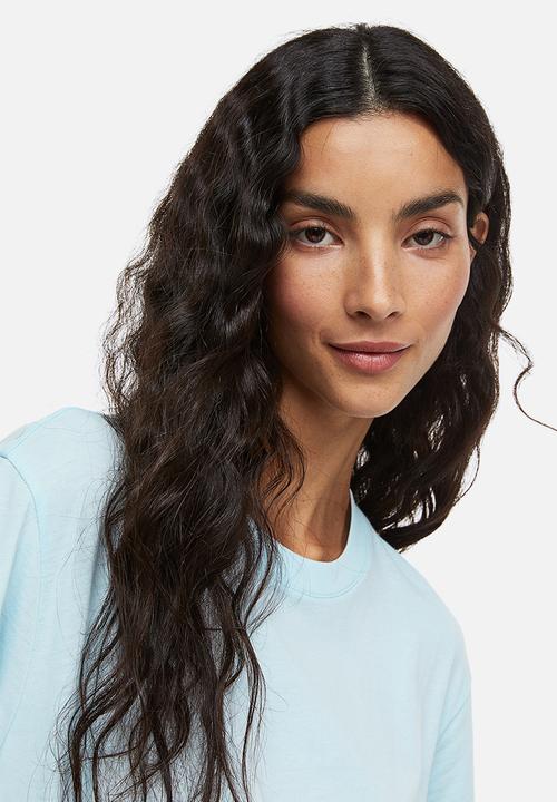 H&M - Cotton T-shirt - light blue