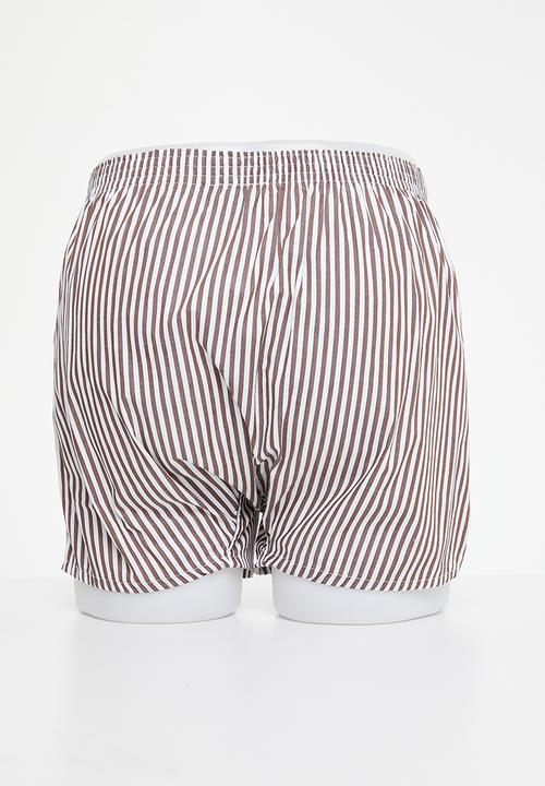 basicthread - Woven boxer - brown