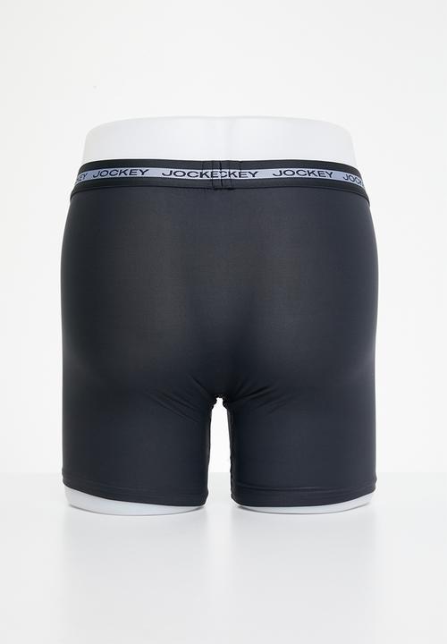 Jockey - Quick dry charcoal art nylon long leg - charcoal