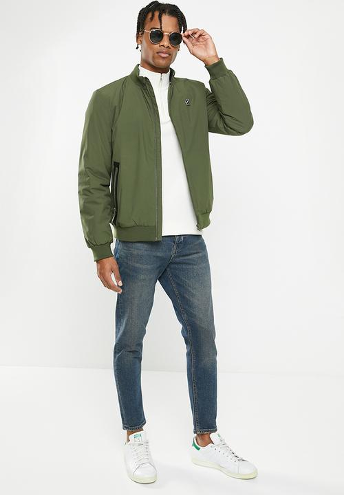 Superdry. - Code training harrington - dark moss