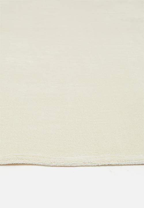 Sixth Floor - Coral fleece throw - stone