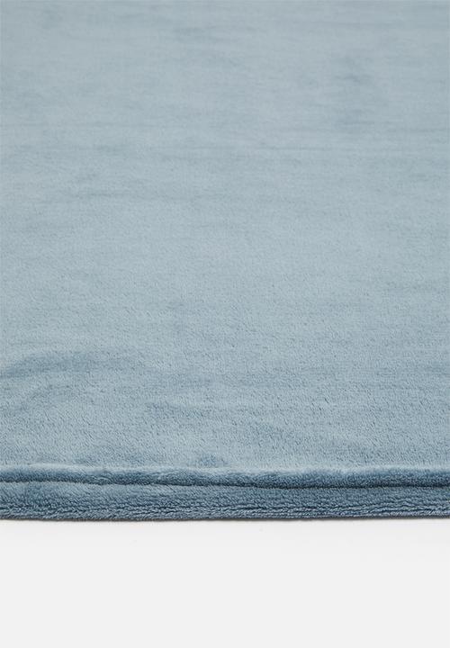 Sixth Floor - Coral fleece throw - denim