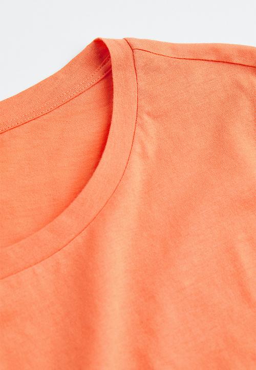 H&M - Cotton T-shirt - orange