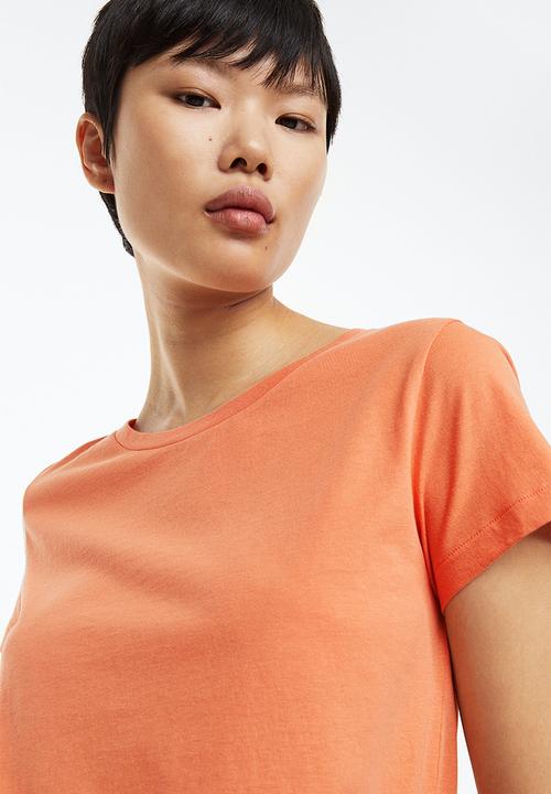 H&M - Cotton T-shirt - orange