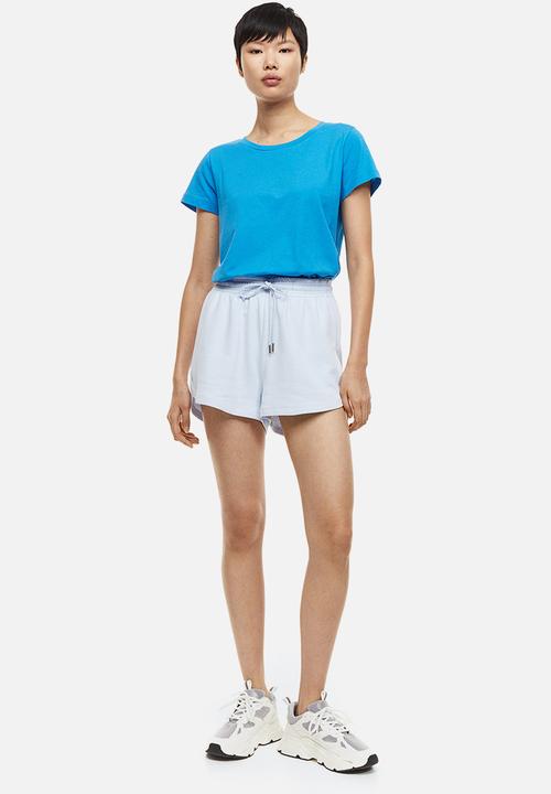 H&M - Cotton T-shirt - bright blue
