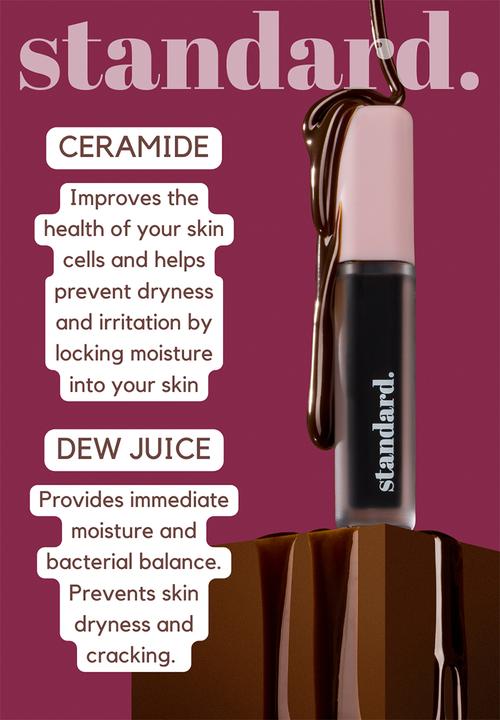 Standard Beauty - Glen Cocoa Brown Lip Stain with Ceramides