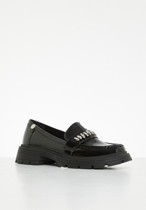 SISSY BOY - Stomp it out platform loafer - black
