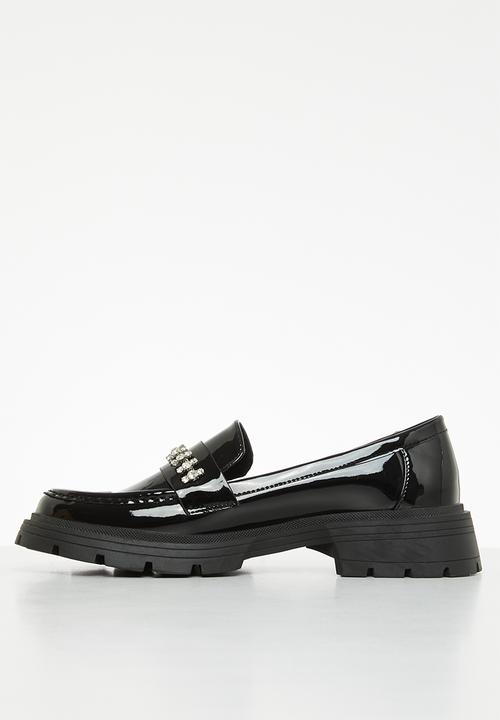 SISSY BOY - Stomp it out platform loafer - black