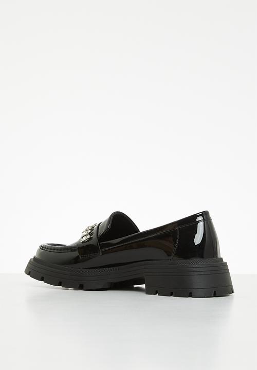 SISSY BOY - Stomp it out platform loafer - black