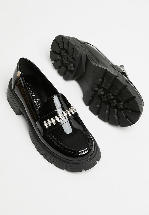 SISSY BOY - Stomp it out platform loafer - black