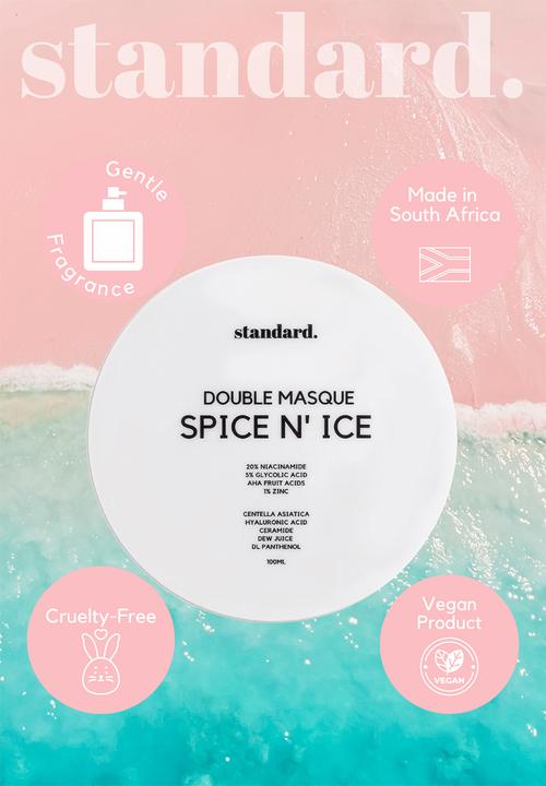 Standard Beauty - Spice N'Ice Double Masque For Resurfacing, Anti- Ageing, Pigmentation