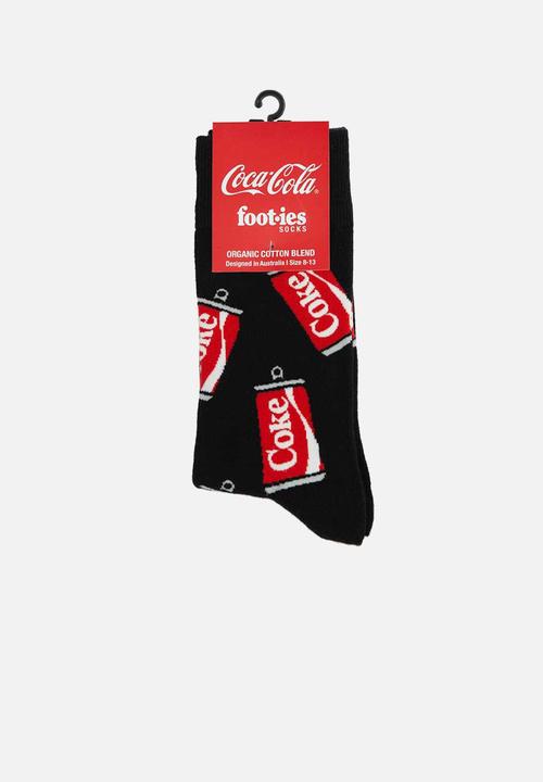 Foot-ies - Coke cans - black