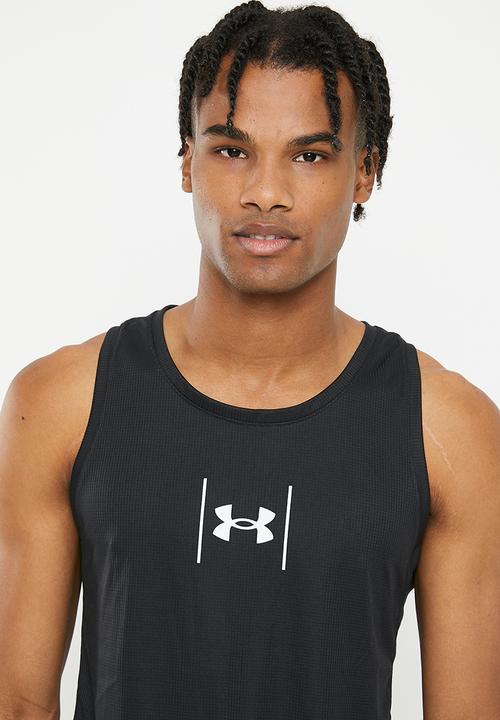 Under Armour - Ua speed stride shock singlt - black