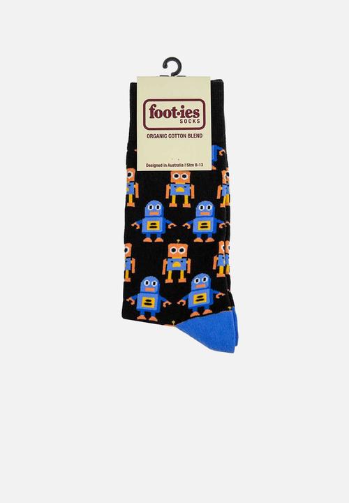 Foot-ies - Robots - black